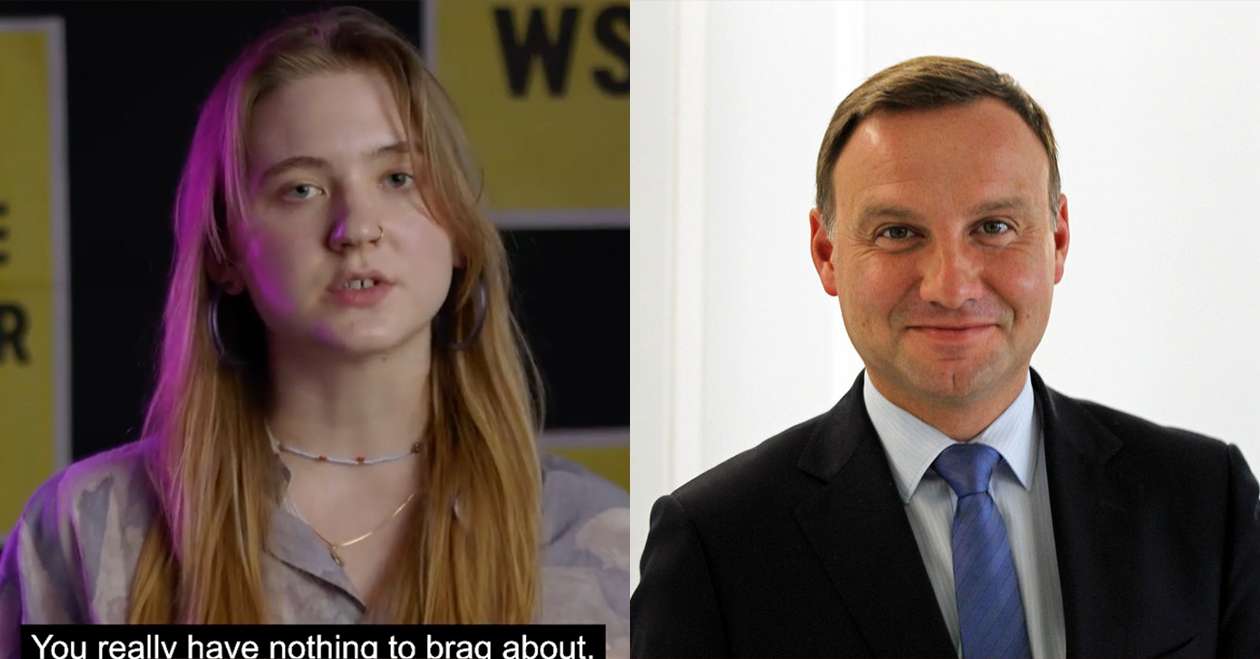 ,,Wiesz co, Andrzej?". Aktywistki wyśmiewają Dudę w związku z nadchodzącym szczytem klimatycznym