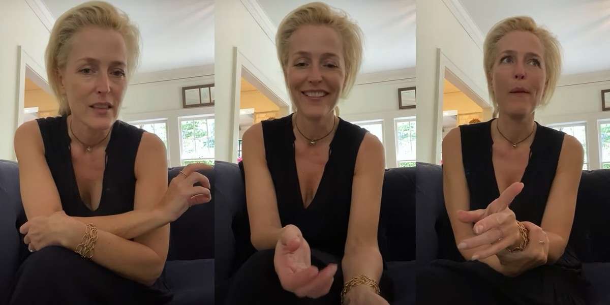 Gillian Anderson rezygnuje z noszenia staników. „Są kurewsko niewygodne"