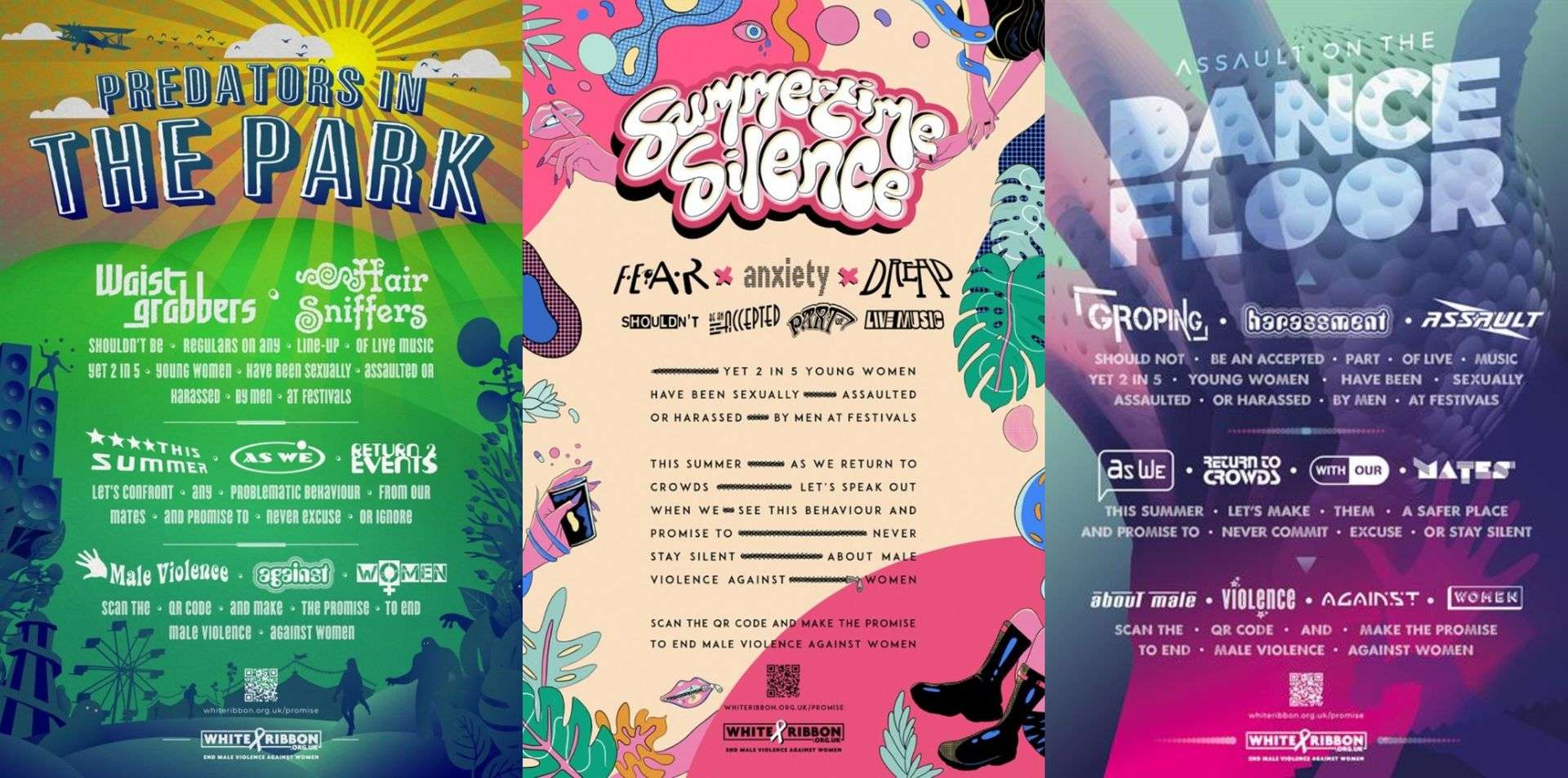 Festiwalowe plakaty? Nie! Tak naprawdę chodzi o zwrócenie uwagi na przemoc wobec kobiet