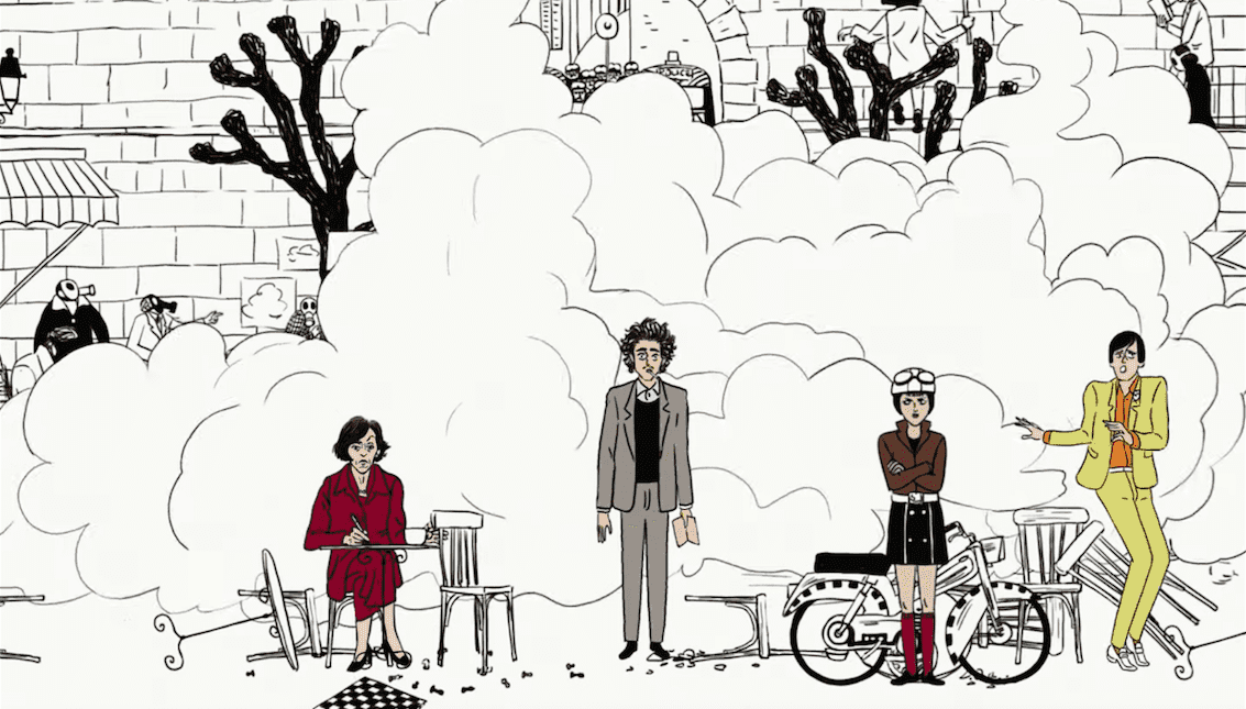 Animowany Jarvis Cocker w klipie autorstwa Wesa Andersona. To część promocji „The French Dispatch”