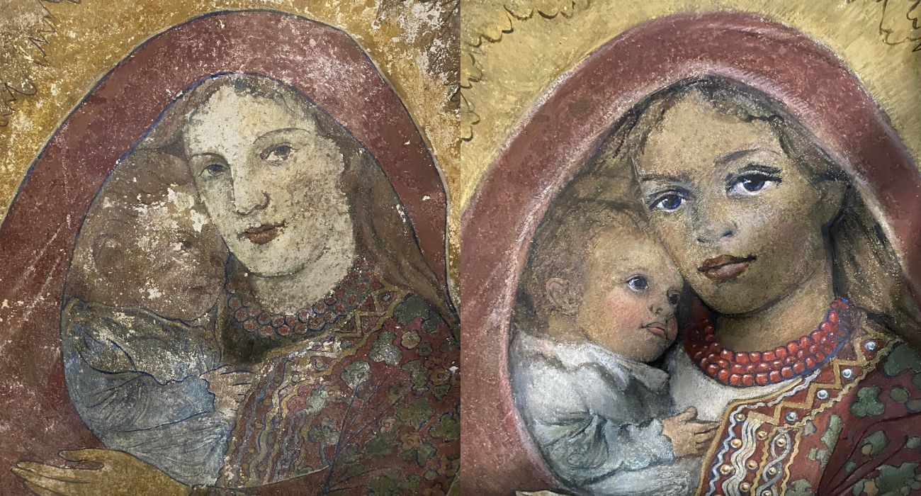 „Koszmar". Internauci wstrząśnięci efektami konserwacji Matki Boskiej Wyspiańskiego