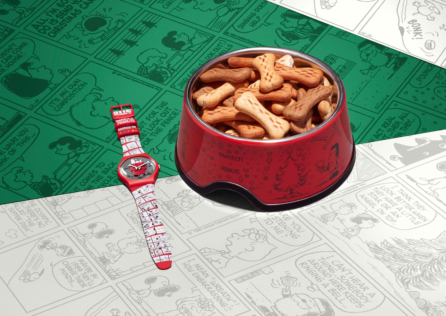 Poczujcie klimat świąt dzięki najnowszej edycji Swatch x Peanuts