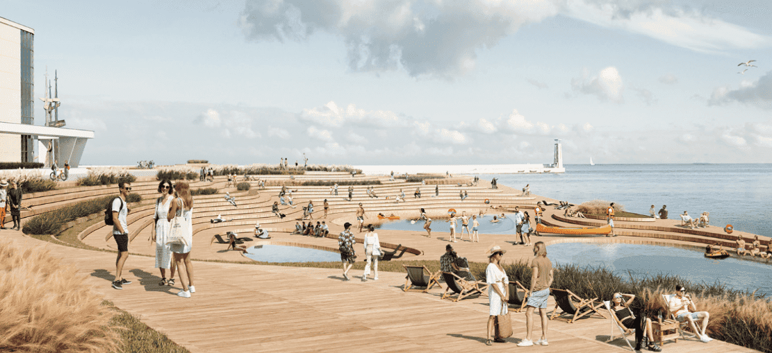 Nowy, futurystyczny projekt zabudowy wybrzeża w Gdyni robi wrażenie