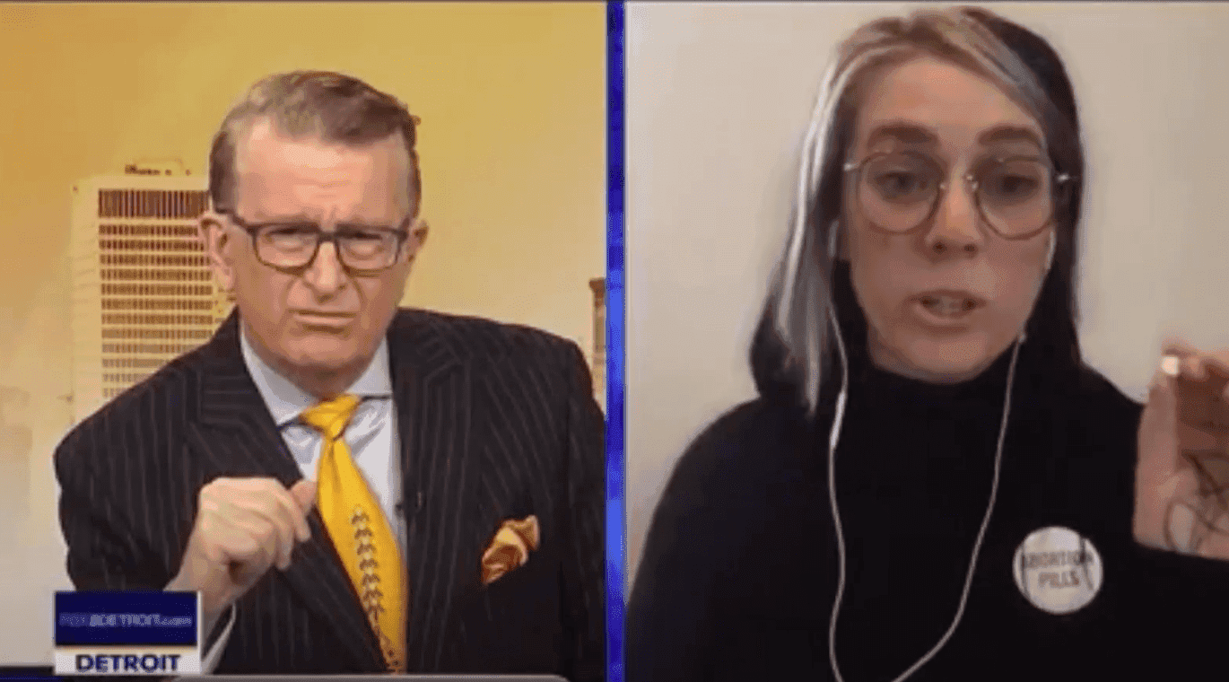 Aktywistka pro-choice przyjęła tabletkę aborcyjną podczas programu na żywo