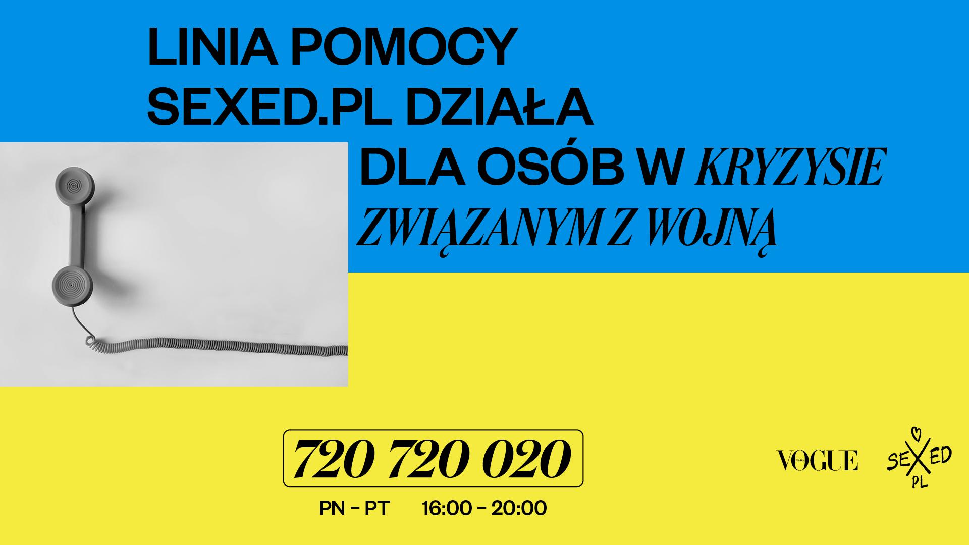 SEXED.PL także zareagował na wojnę w Ukrainie i oferuje uchodźcom pomoc psychologiczną