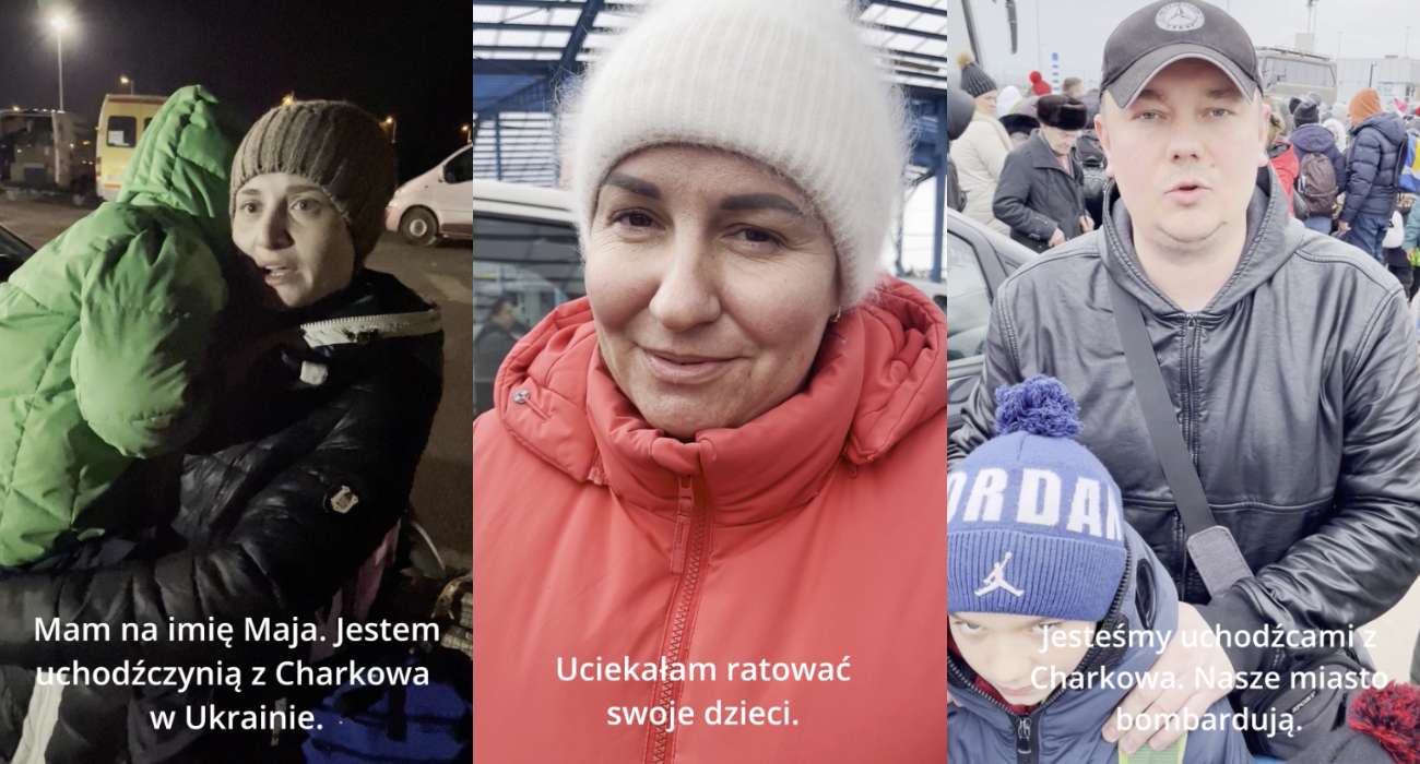 „Chaos, smutek i płacz". Nasi znajomi wożą uchodźców na trasie Polska-Lwów. Zobaczcie ich relację