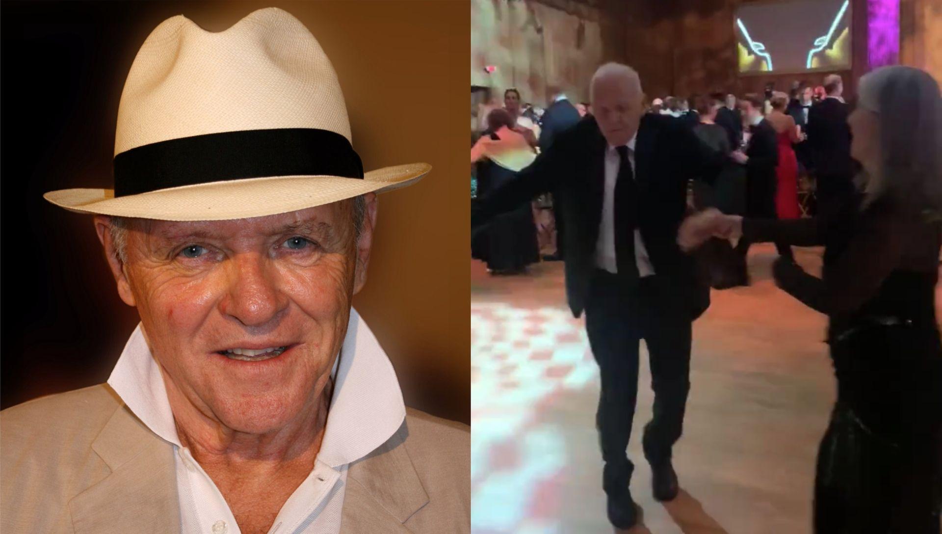 84-letni Anthony Hopkins zatańczył salsę na imprezie Oscarowej. To trzeba zobaczyć!