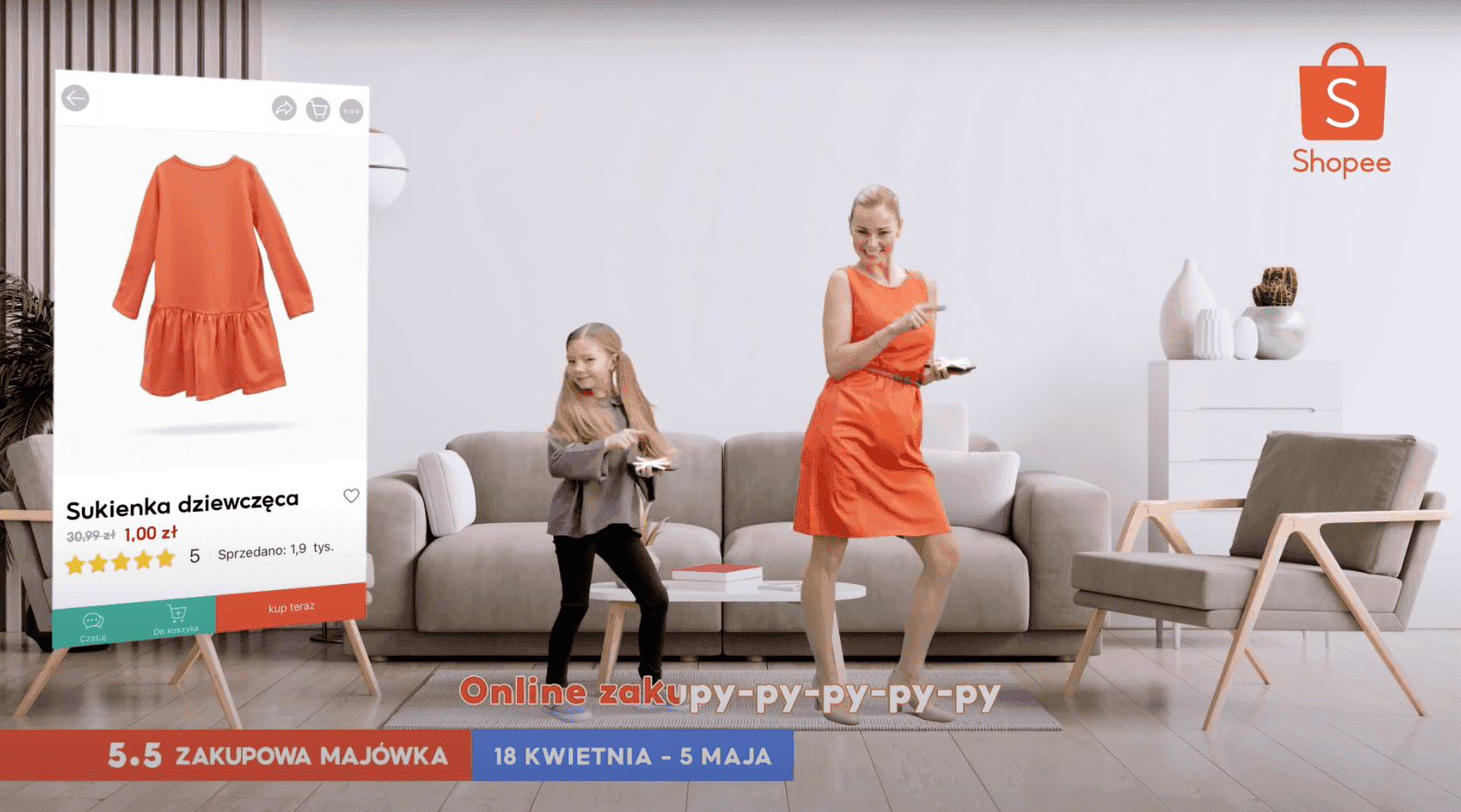 Reklama Shopee (pi-pi-pi) jest wkurzająca, ale działa. Nie możemy przestać o niej mówić