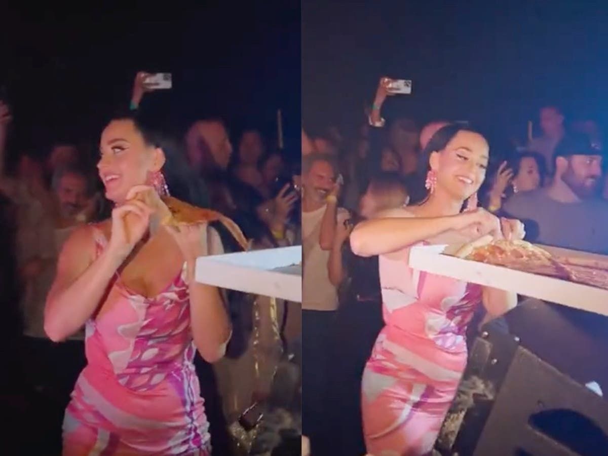 Darmowa pizza w Las Vegas – Katy Perry rzuca w fanów jedzeniem podczas koncertu