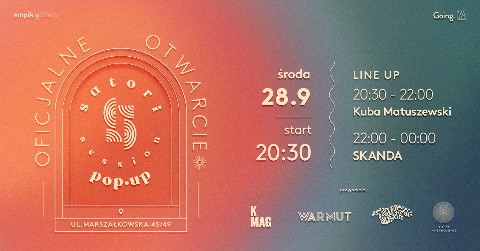 Otwieramy Satori Session - najbardziej wychillowany POP-UP w Warszawie