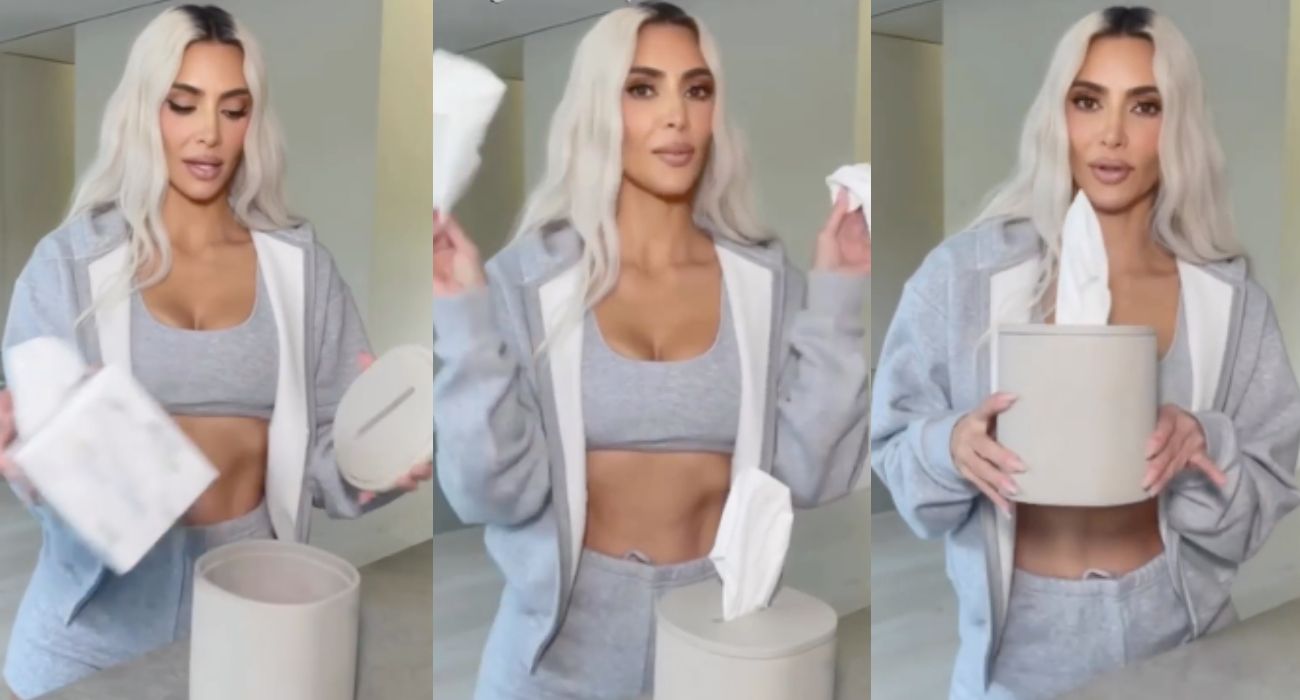 Kim Kardashian pokazuje, jak schować chusteczki do pudełka. Viralowe wideo hitem sieci