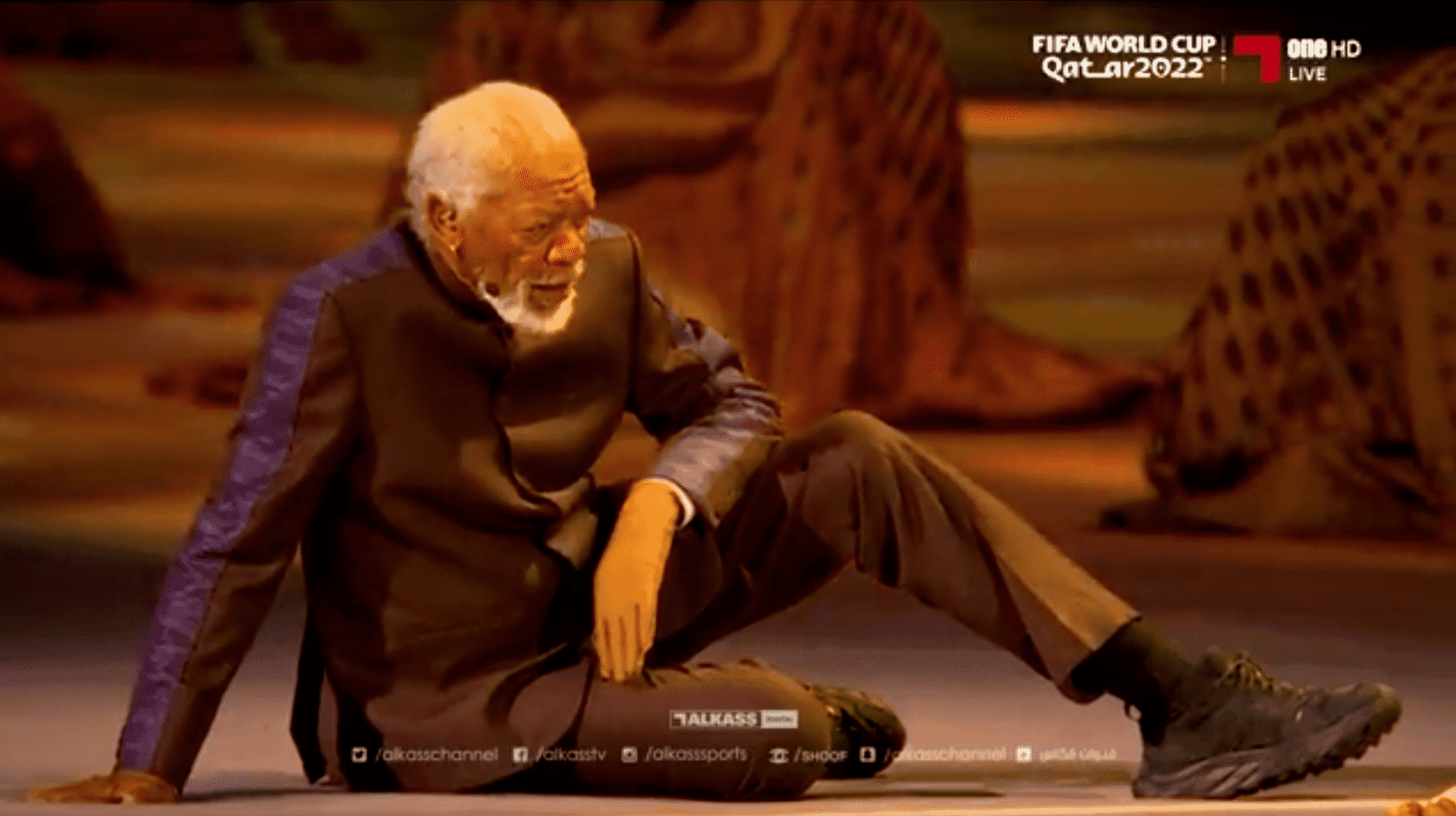 Morgan Freeman otworzył Mundial w Katarze. Fani: „Masz krew na rękach”