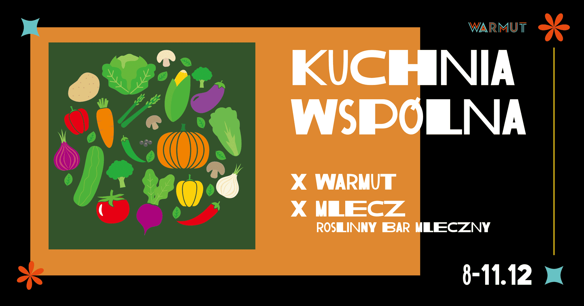 Smacznie jak u mamy, ale w wege wersji. Kuchnia Wspólna już w ten weekend w Warmucie