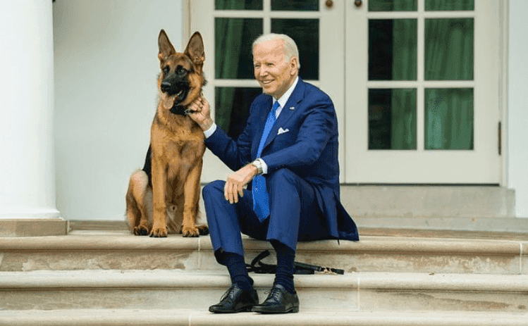 Joe Biden w Warszawie. Towarzyszy mu wyjątkowy ochroniarz