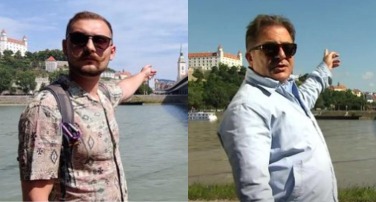 Polak odtwarza kadry z programu Roberta Makłowicza