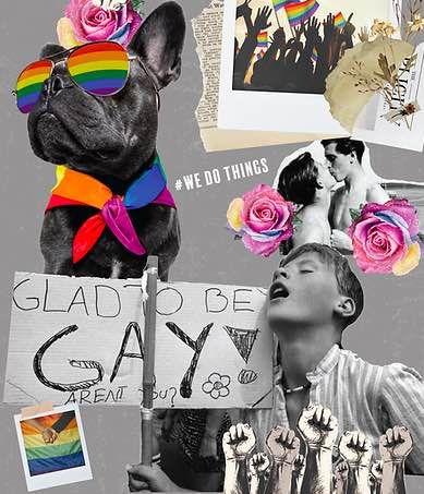 Polskie plakaty na rzecz wsparcia społeczności LGBT+