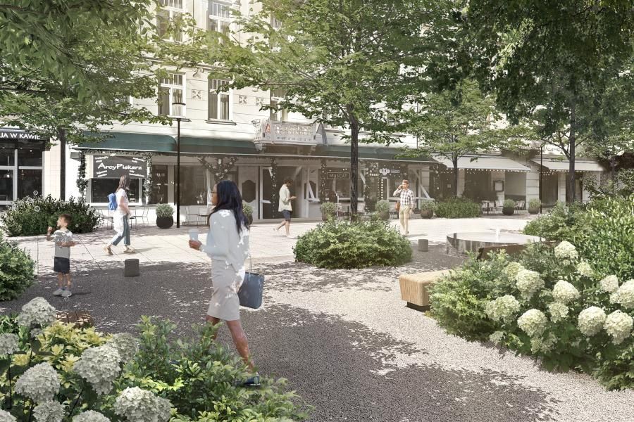 Jak będzie wyglądała nowa Chmielna w Warszawie? Projekt zapowiedziany na 2024 rok