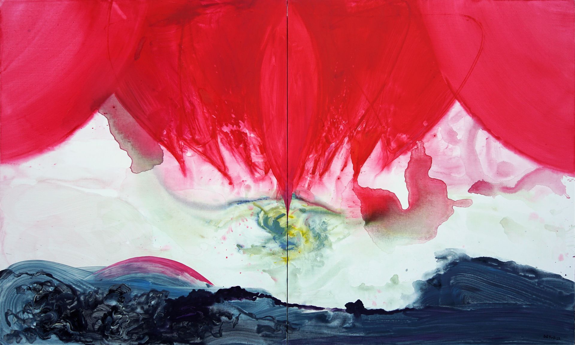 „Narodziny Kolorów” Beaty Konarskiej – nieoczywista wystawa w nieoczywistej przestrzeni