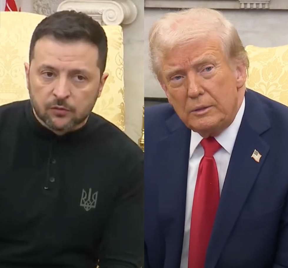 Viralowa grafika Matyldy Damięckiej. To podsumowanie rozmowy Trumpa i Zełenskiego