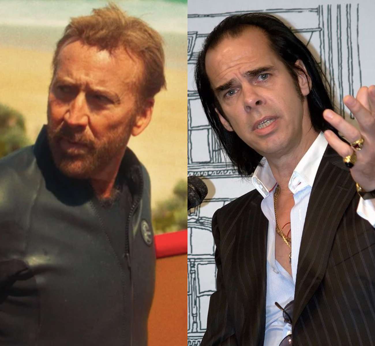 Nicolas Cage: „Ludzie biorą mnie za Nicka Cave’a”. Muzyk odpowiada