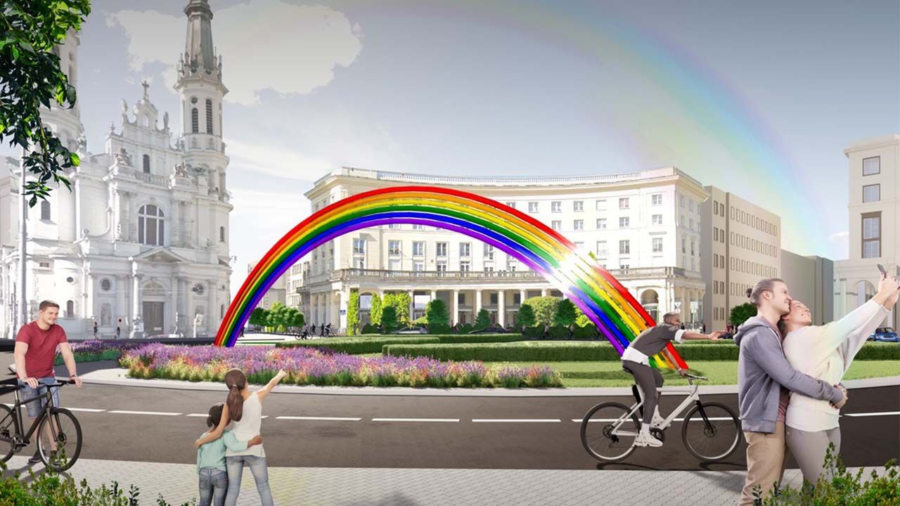 Tęcza wraca na warszawski Plac Zbawiciela!