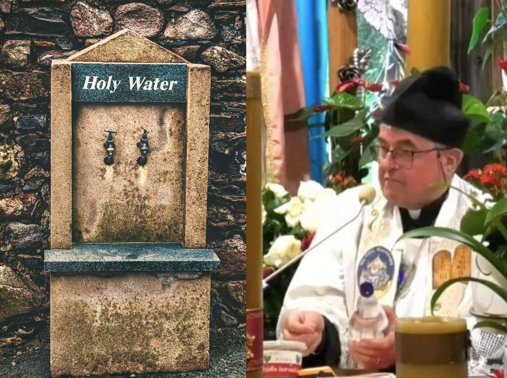 Jak sprzedać wodę z kranu jako świętą? Ksiądz Natanek kręci biznes, sanepid ostrzega