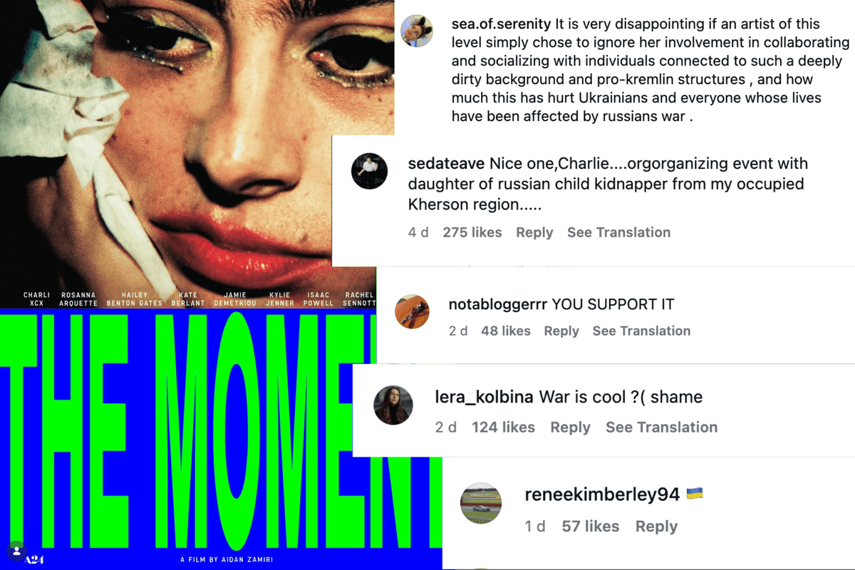 Wiedziała i nie zrobiła nic. Charli XCX przyjaźni się z Rosjanami, którzy wspierają wojnę