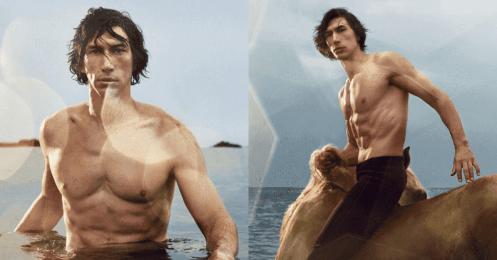 Adam Driver jako centaur w najnowszej kampanii Burberry jest nie do przegapienia