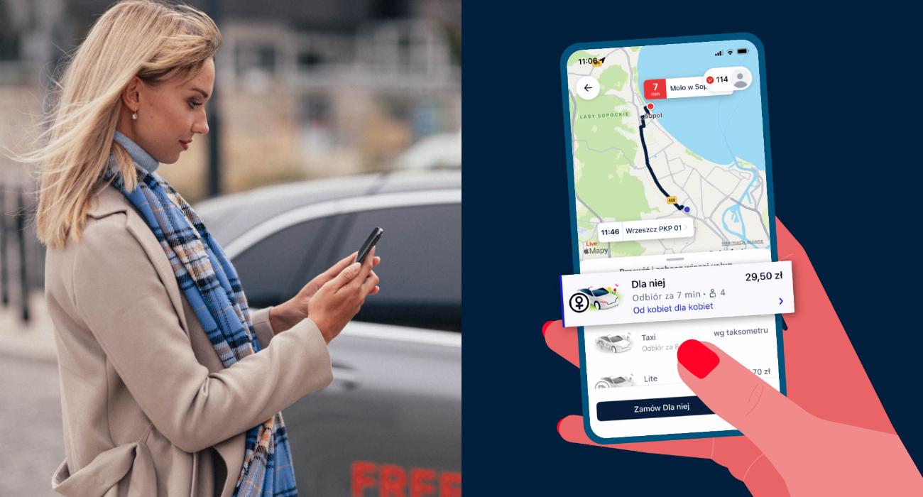 Boisz się jechać z mężczyzną? Taksówka na aplikację oferuje kobietom przejazd z kierowczynią!