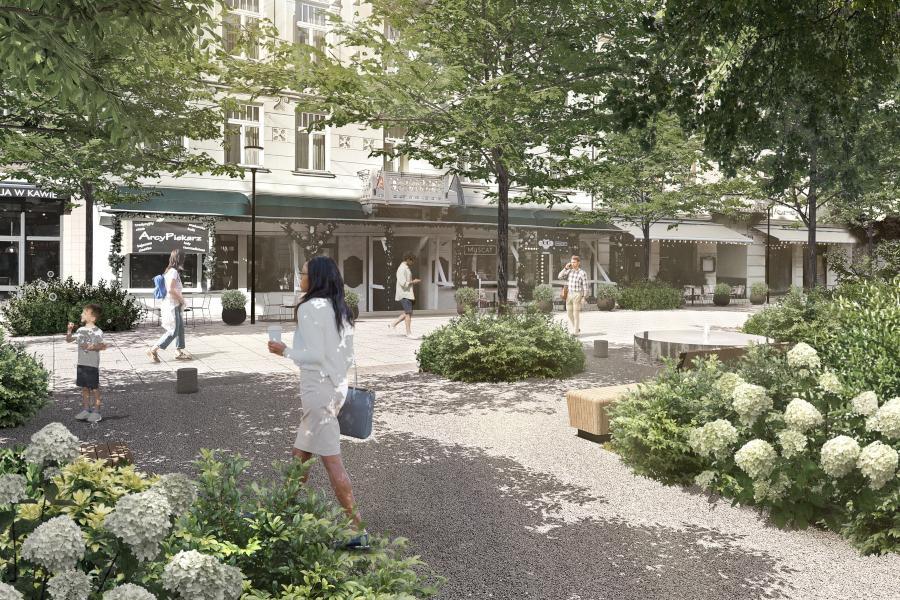 Jak będzie wyglądała nowa Chmielna w Warszawie? Projekt zapowiedziany na 2024 rok