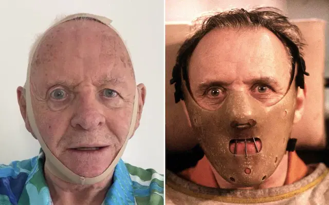 Anthony Hopkins robi lifting w stylu Skims. „Cześć Kim, od razu czuję się 10 lat młodszy!”