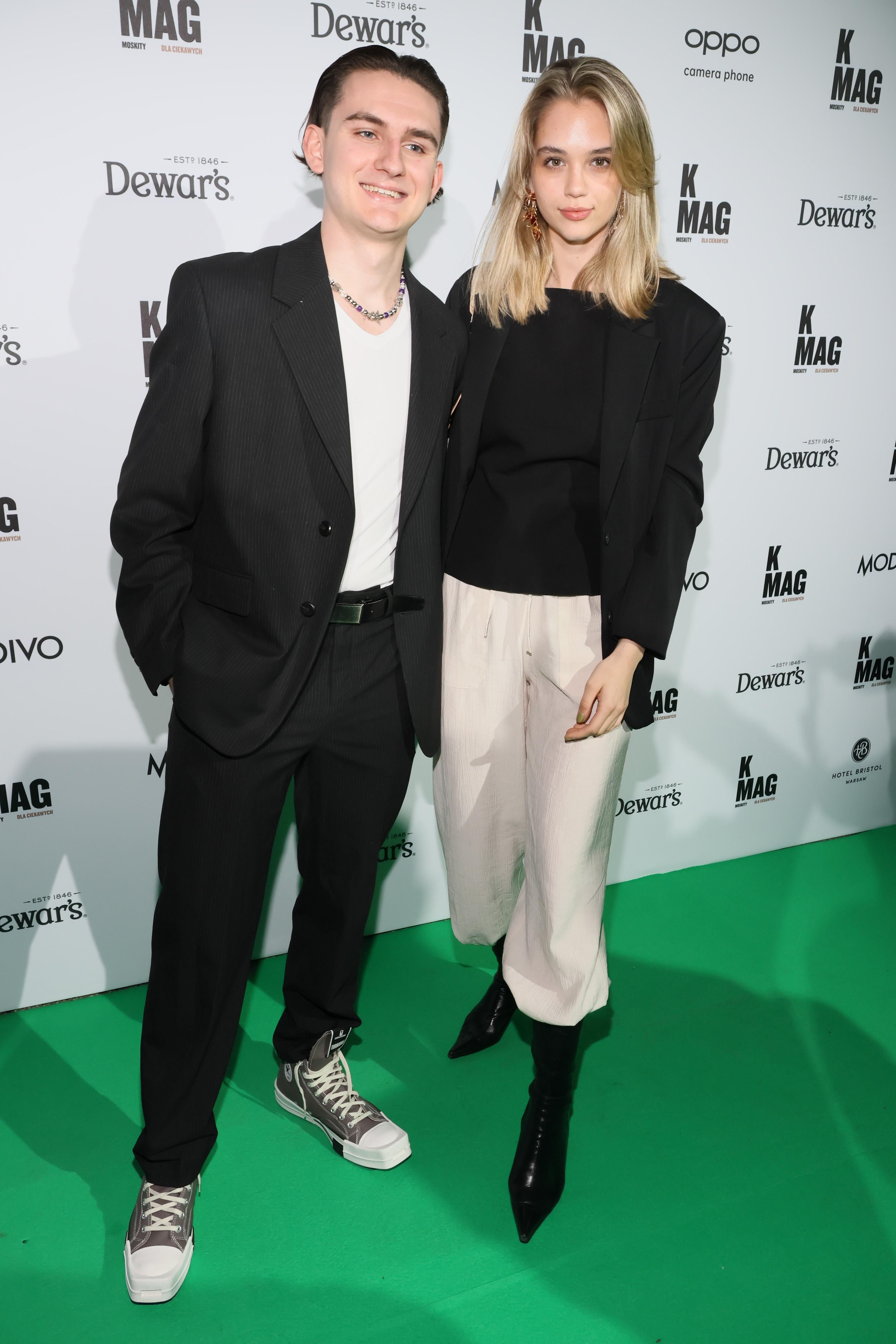 Janusz Walczuk z Klaudyną Okuszko