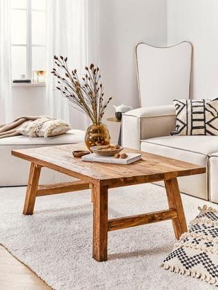 Stolik kawowy z drewna tekowego Lawas